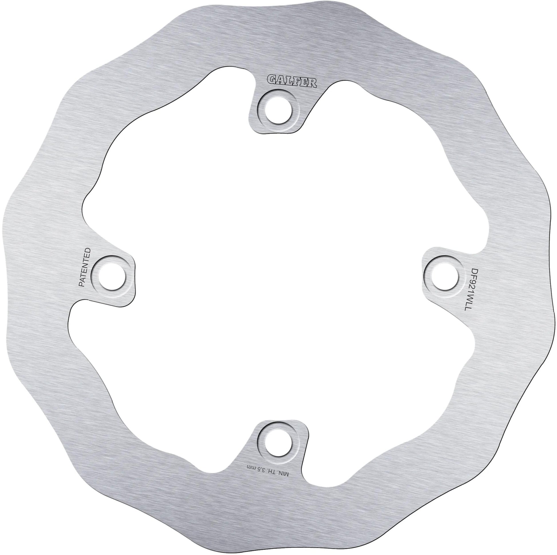 Disque de frein Galfer wave df921 rotor ondulé df921 wll tout-terrain rigide boueux