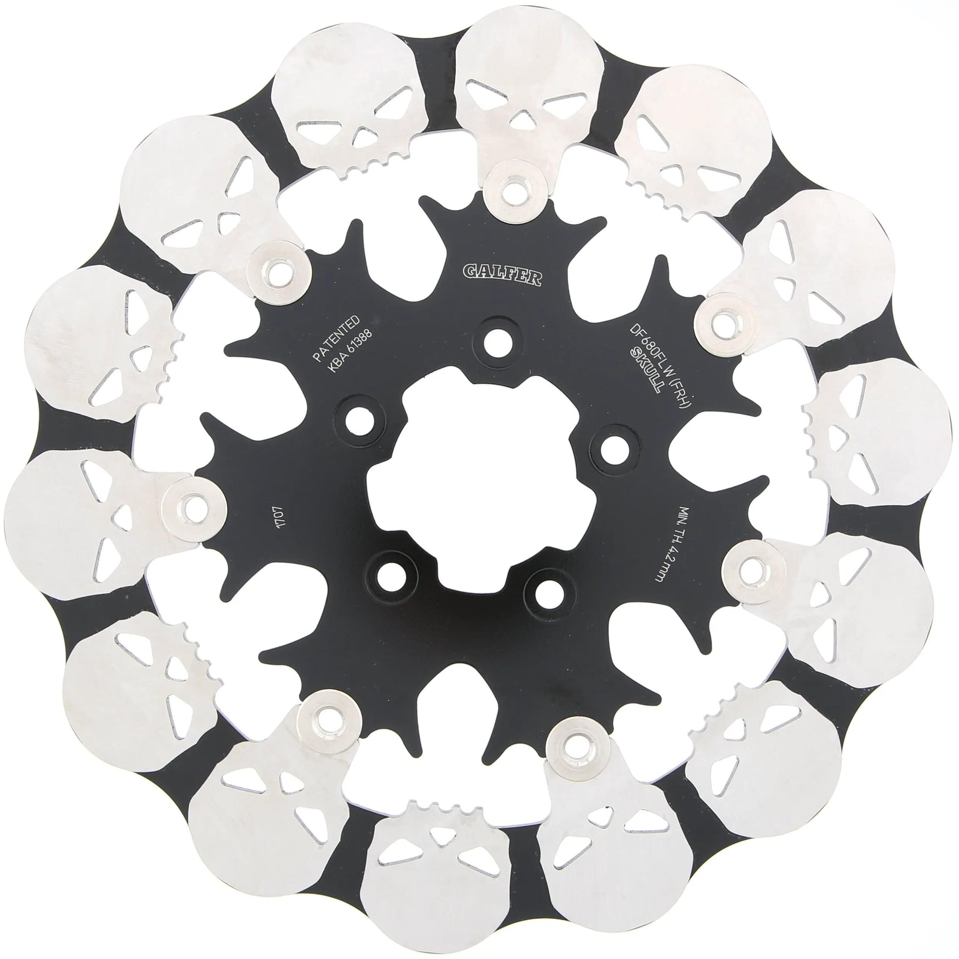 Galfer disque de frein df680 rotor df680 frh crâne flottant