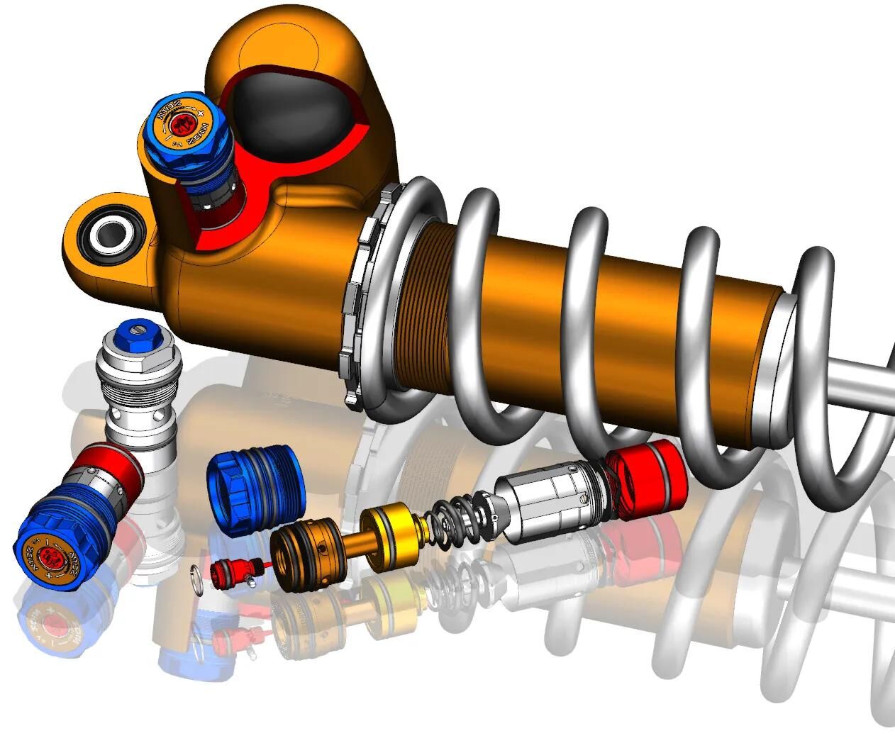 N10z valve dynamique amortisseur valve dynamique valve jambe de force mx