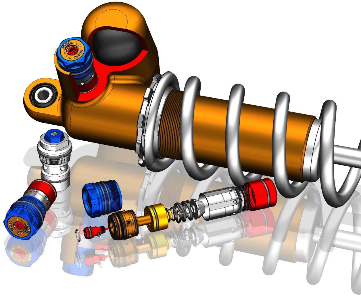 N10z valve dynamique amortisseur valve dynamique valve jambe de force mx
