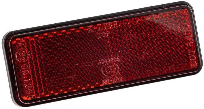 Réflecteur adhésif Zieger avec fil 85x30 rouge
