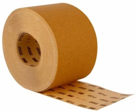 Papier de verre 3m en rouleau 115mmx50mtr k120