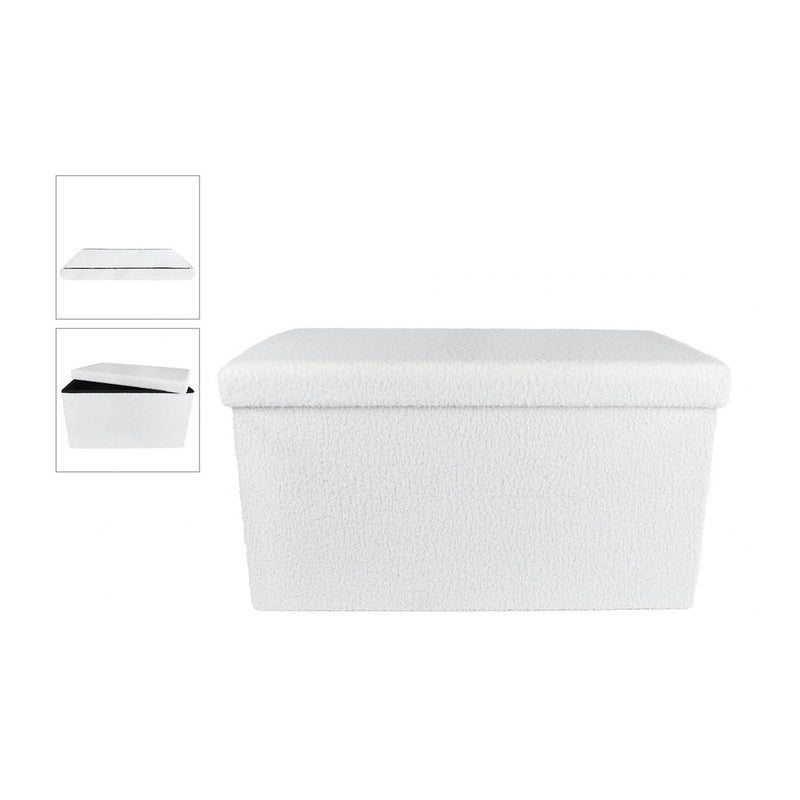 Banc de rangement pliable Rinske 70x38x38cm