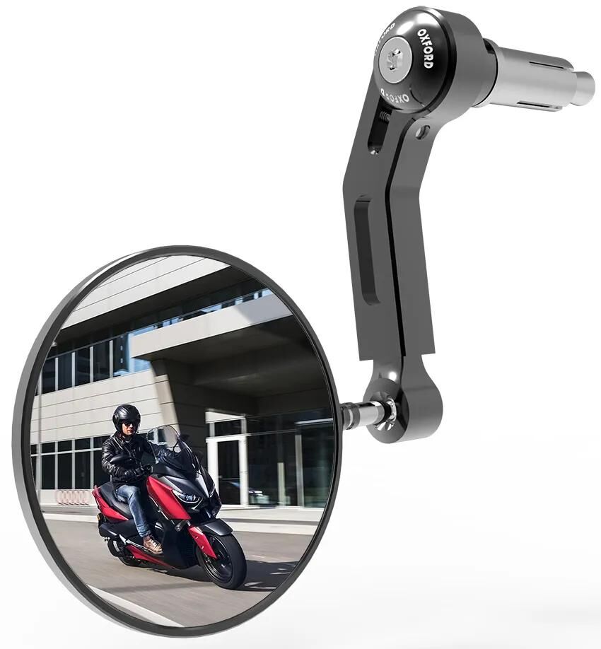 Oxford Gardonybar Mirror Aluminium Black Droite