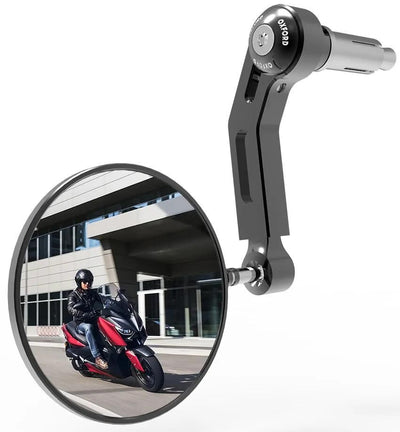 Oxford Gardonybar Mirror Aluminium Black Droite