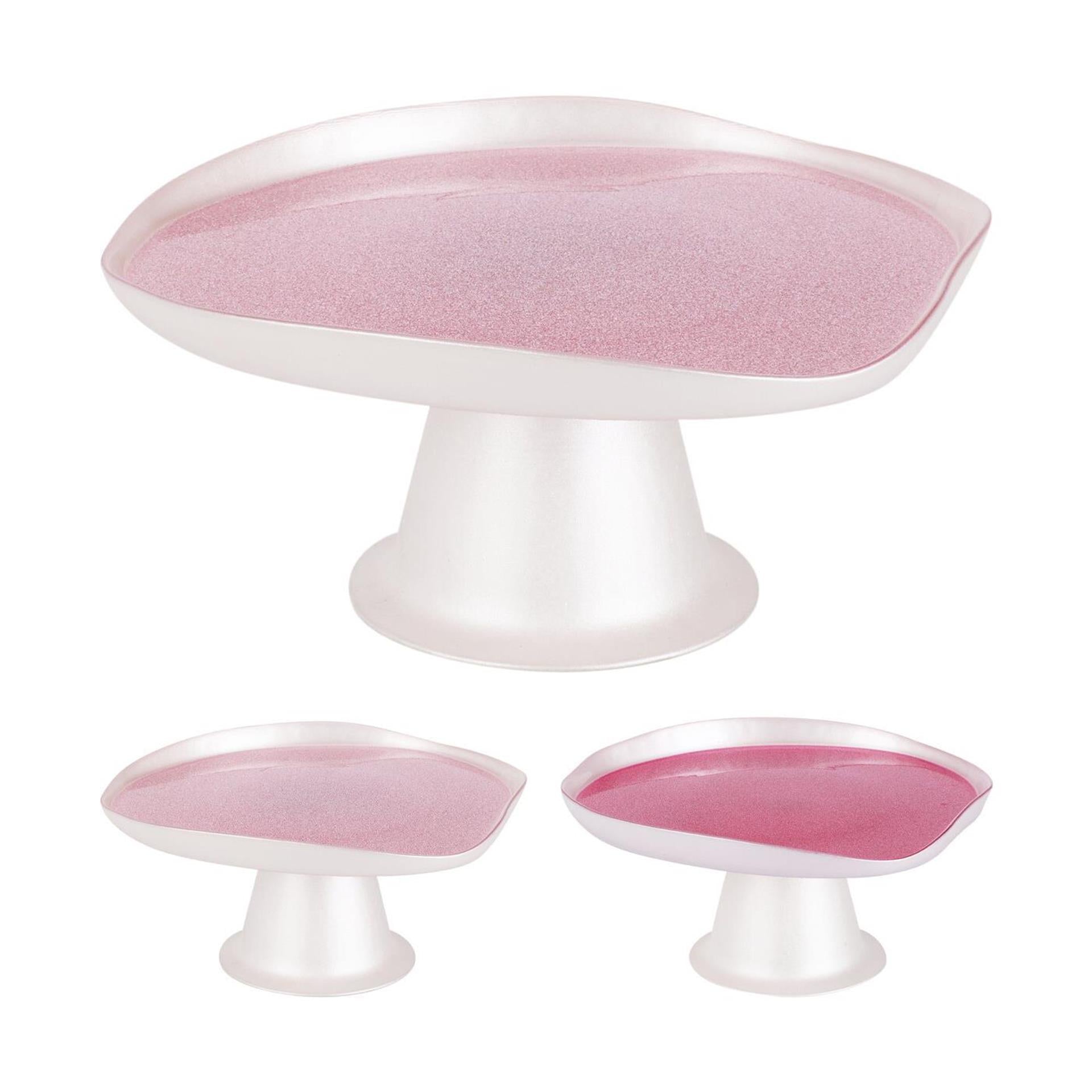 Assiette à gâteau home stylisme verre 21cm