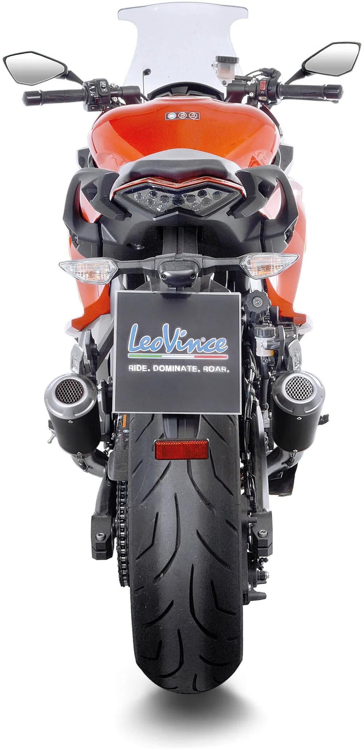 Silencieux Leovince SBK LV-10 édition noire Schalld Leo Slipon LV-10 SW-SI