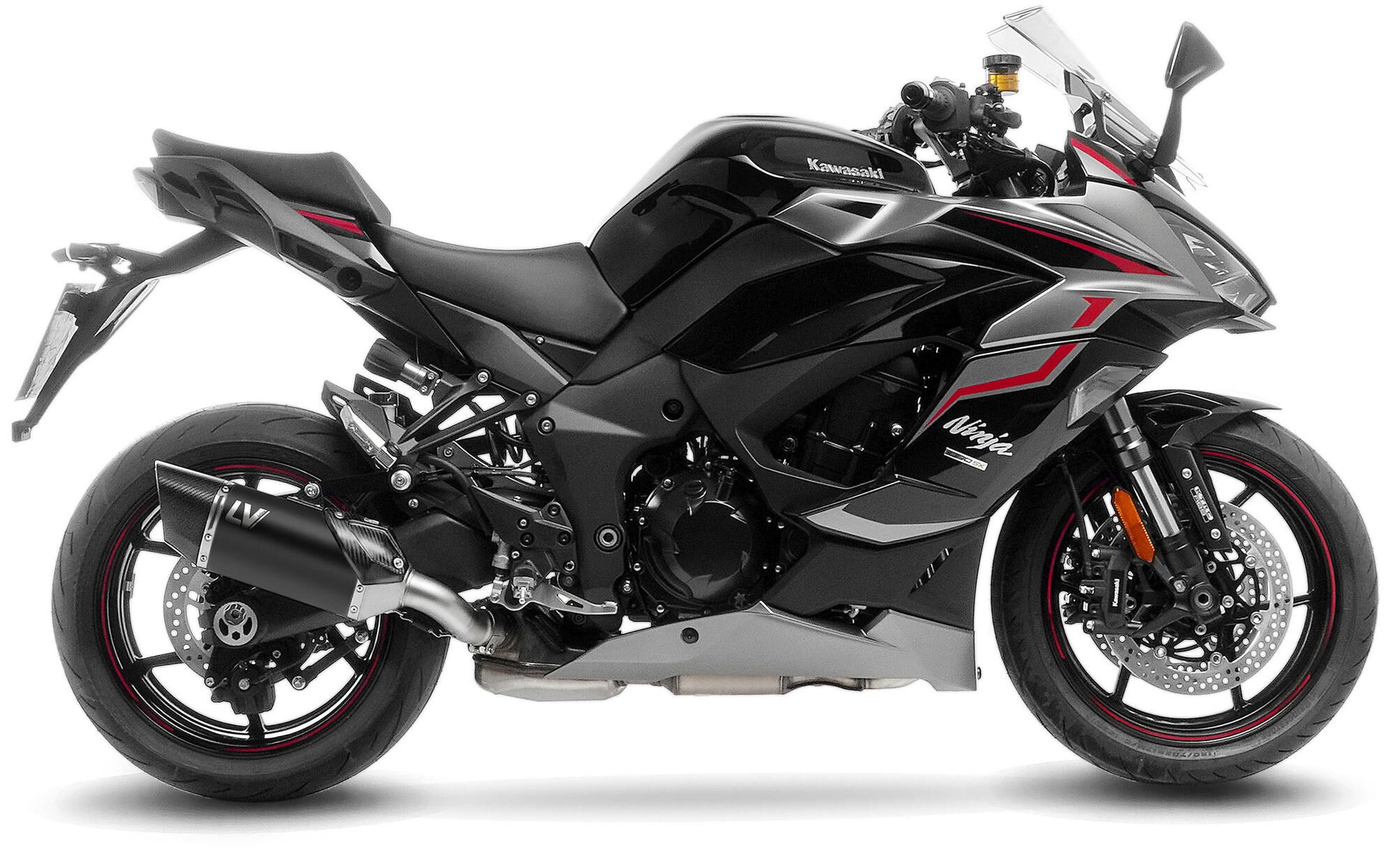 Silencieux Leovince SBK LV-14 R Black Edition Schalld Leo Slipon LV-14 R SW