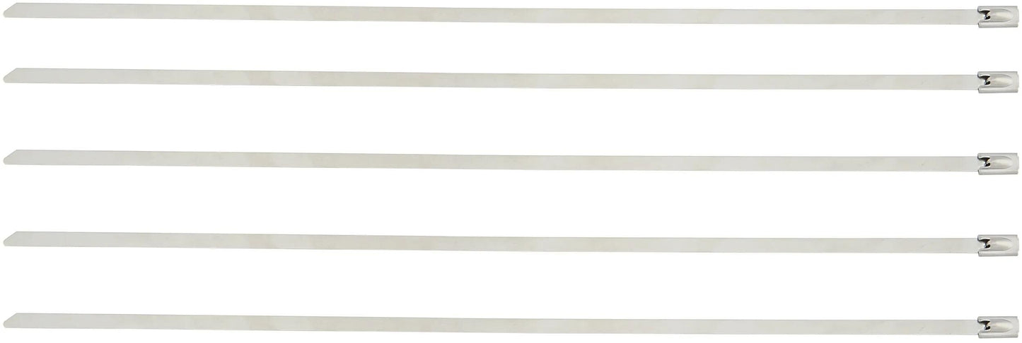 Sport silencieux en acier inoxydable à égalité 300 mm 5pcs.