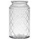 Hakbijl verre bruxelles vase verre avec motif ø10xh18cm
