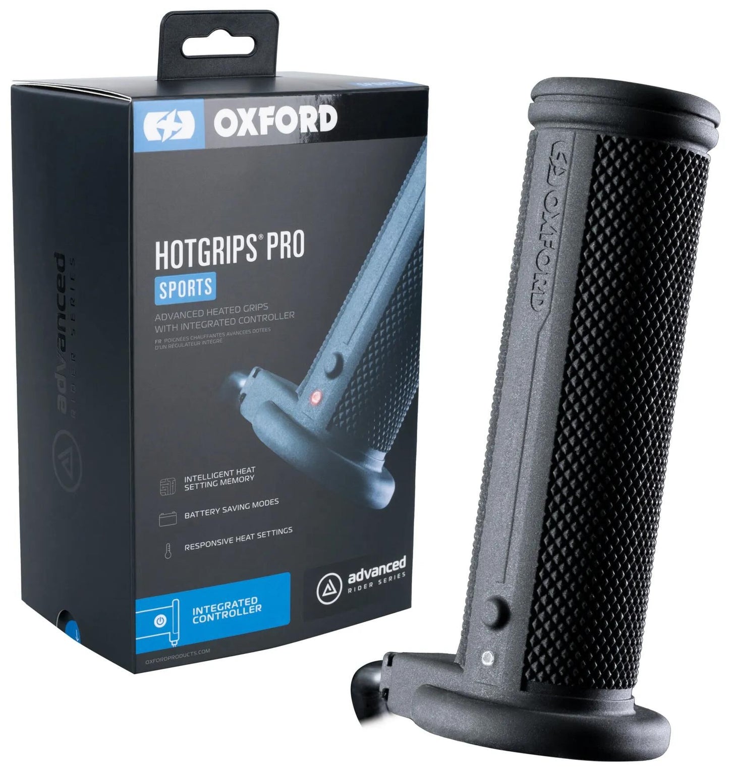 Oxford chauffée GRIPS Pro S 22 + 25 mm voiture ouverte. Contr.
