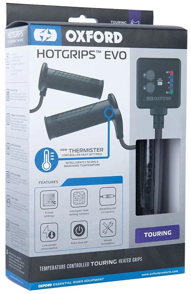 Oxford chauffés chauffants EVO T 22 + 25 mm ouvert 5 étape