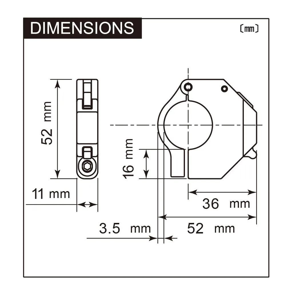 Daytona USB-Slim-Mount Type-C SW 18W