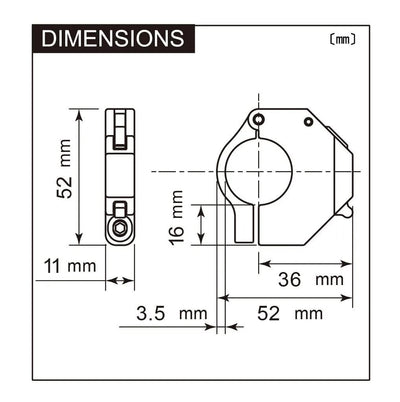 Daytona USB-Slim-Mount Type-C SW 18W