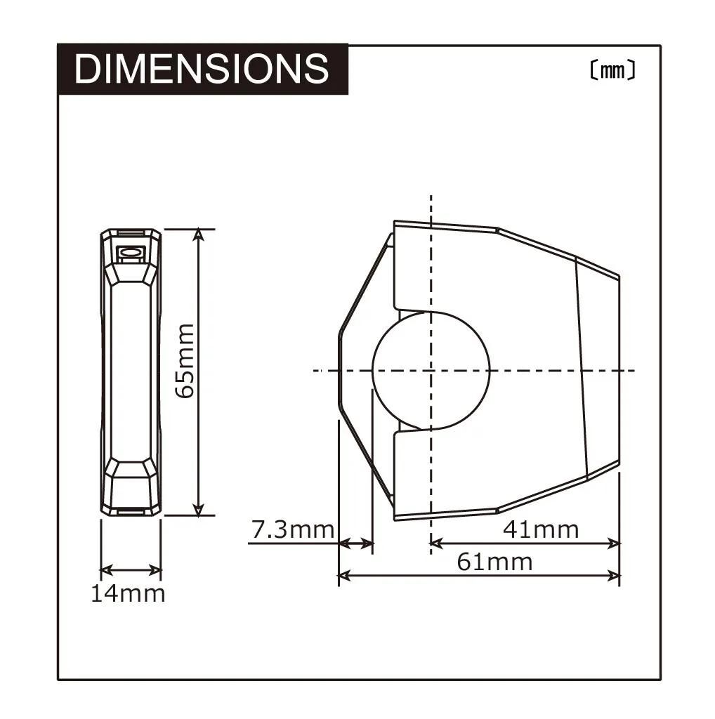Daytona USB-Slim-Mount 2x Type-A SW 2X 12W