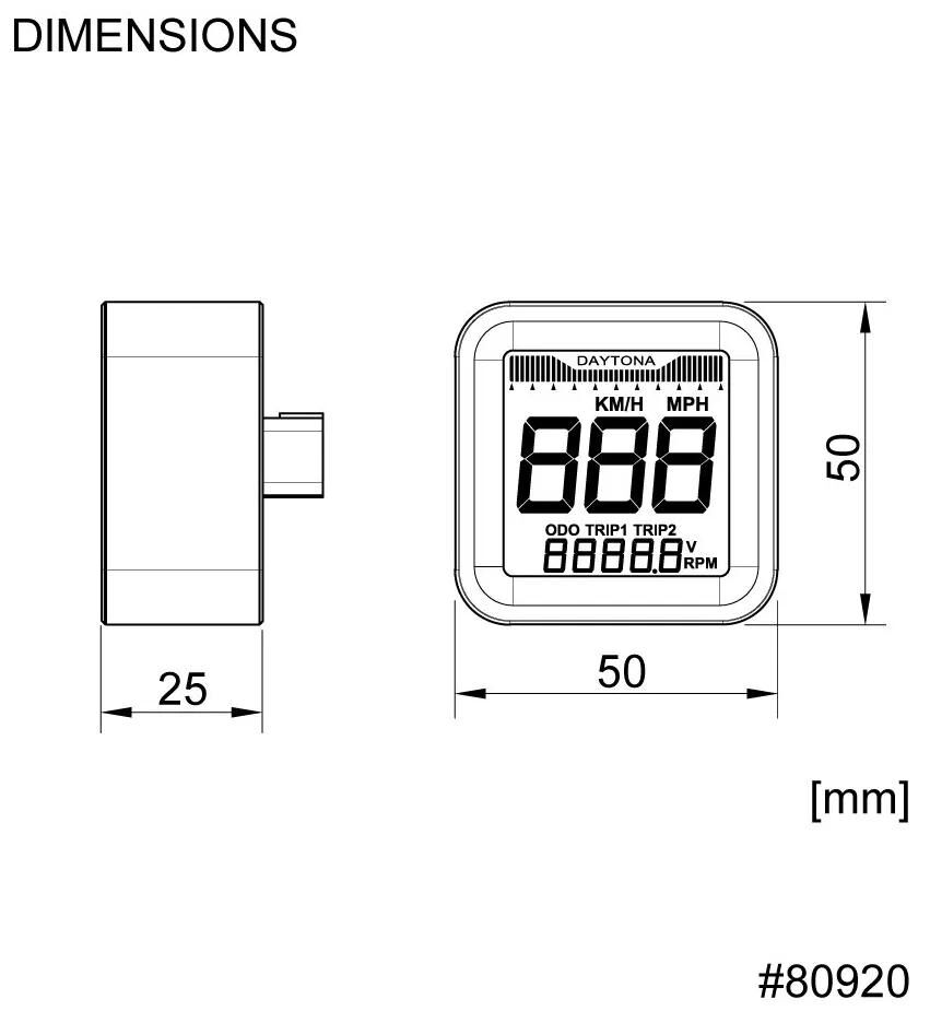 Daytona SpeedBeter Cube m Speed ​​Alu SW