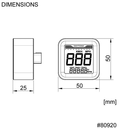 Daytona SpeedBeter Cube m Speed ​​Alu SW
