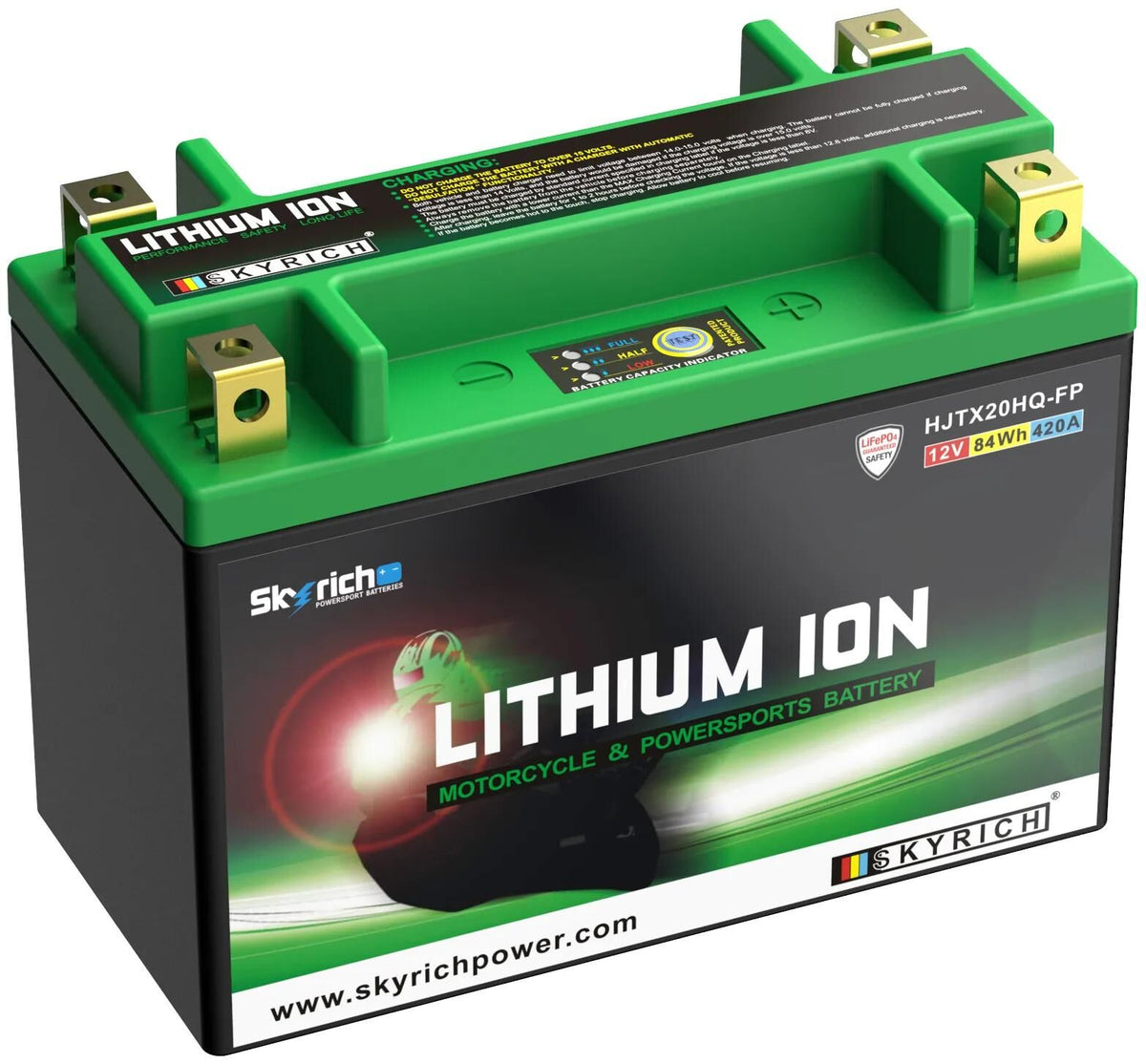 Batterie Skyrich lifepo4 hjtx20hq-fp. batterie hjtx20hl-fpq-swi lithium 4 pôles