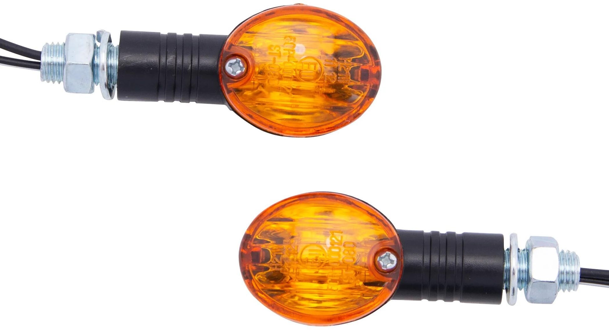 Clignotants Spec-x mini-bullet clignotants minib verre orange, manche courte