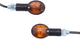 Clignotants Spec-x mini-bullet clignotants minib verre denté, manche courte