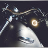Kellermann Kl Turn Signal Bullet 100 blanc, chrome