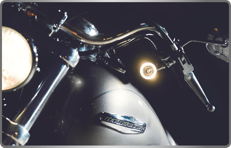 Kellermann Kl Turn Signal Bullet 100 blanc, chrome