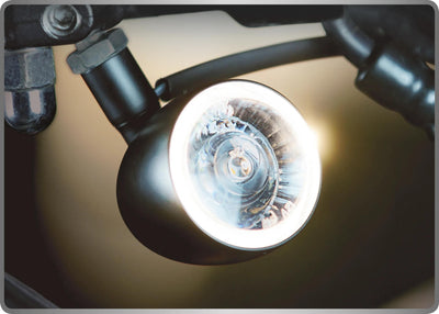 Kellermann Kl Turn Signal Bullet 100 blanc, noir