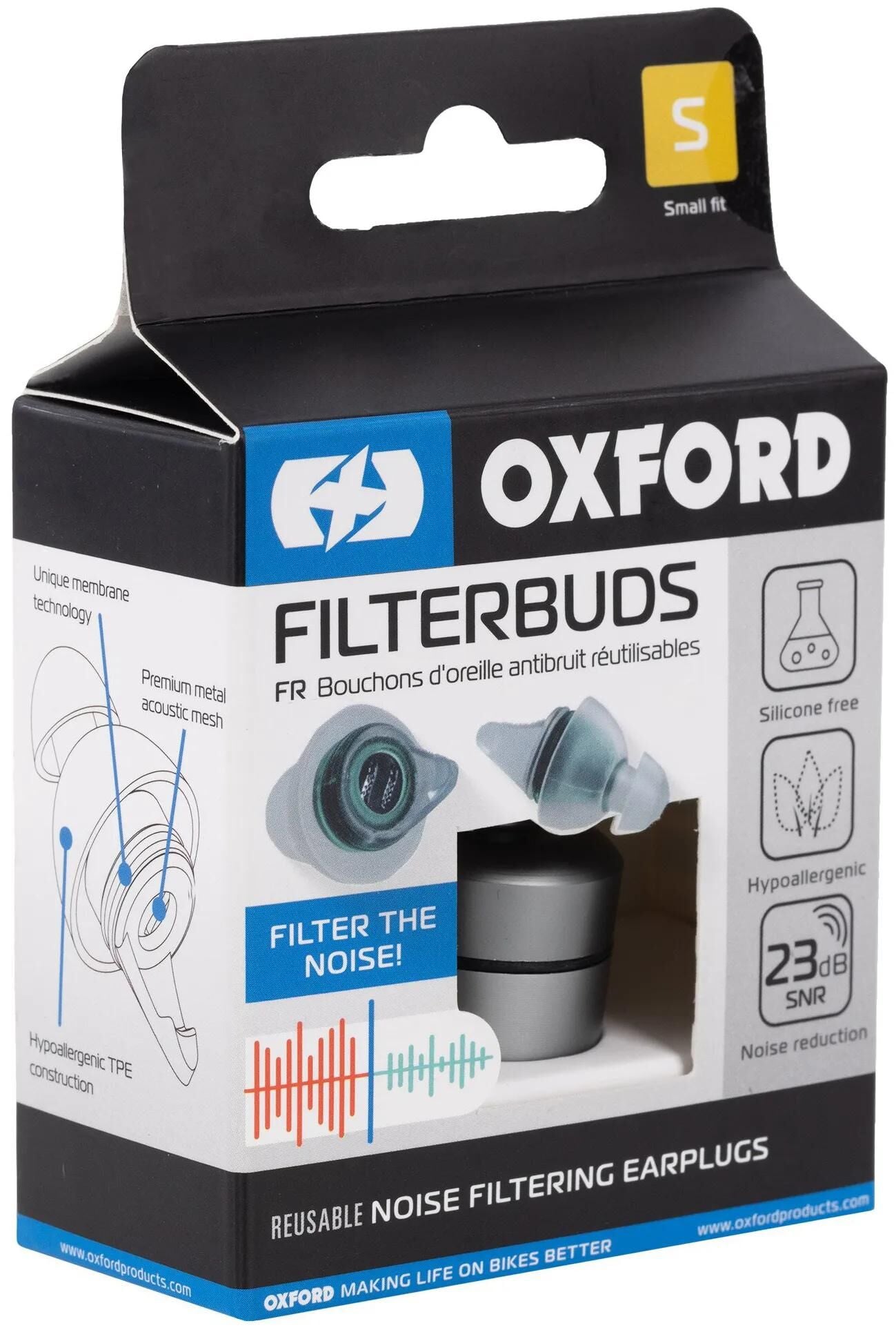 Oxford auditif Protection Filtre Poudons Small Fit
