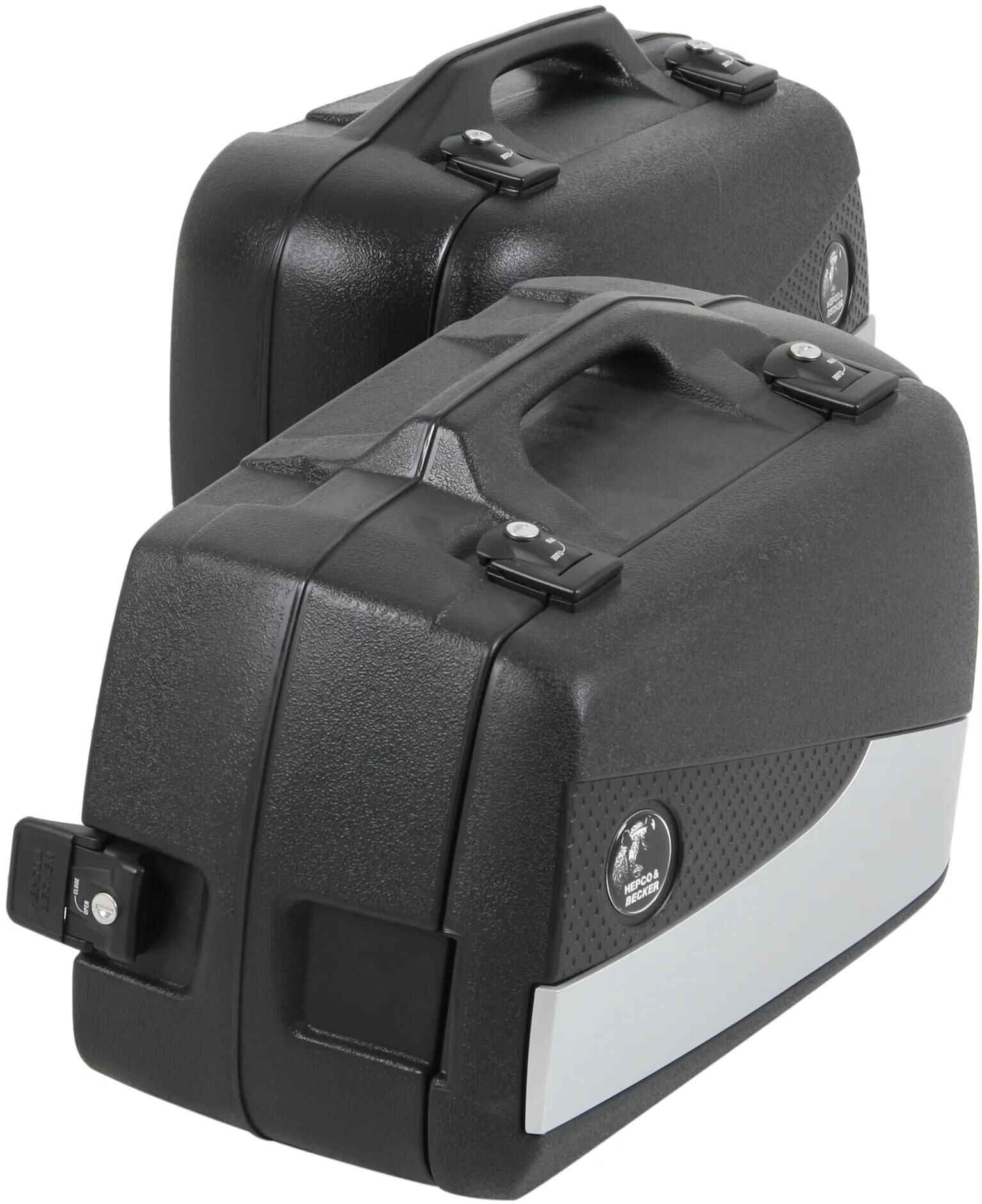 Hepco Becker Case Hepco Junior Flash 40 L Silver Set