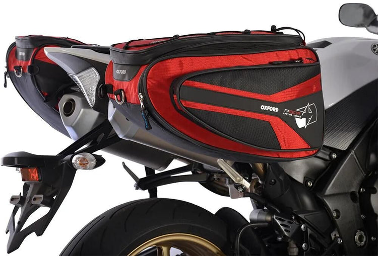 Sacs latéraux d'Oxford P50R Sacs à vélo. Poches latérales P50R Red 2x25L