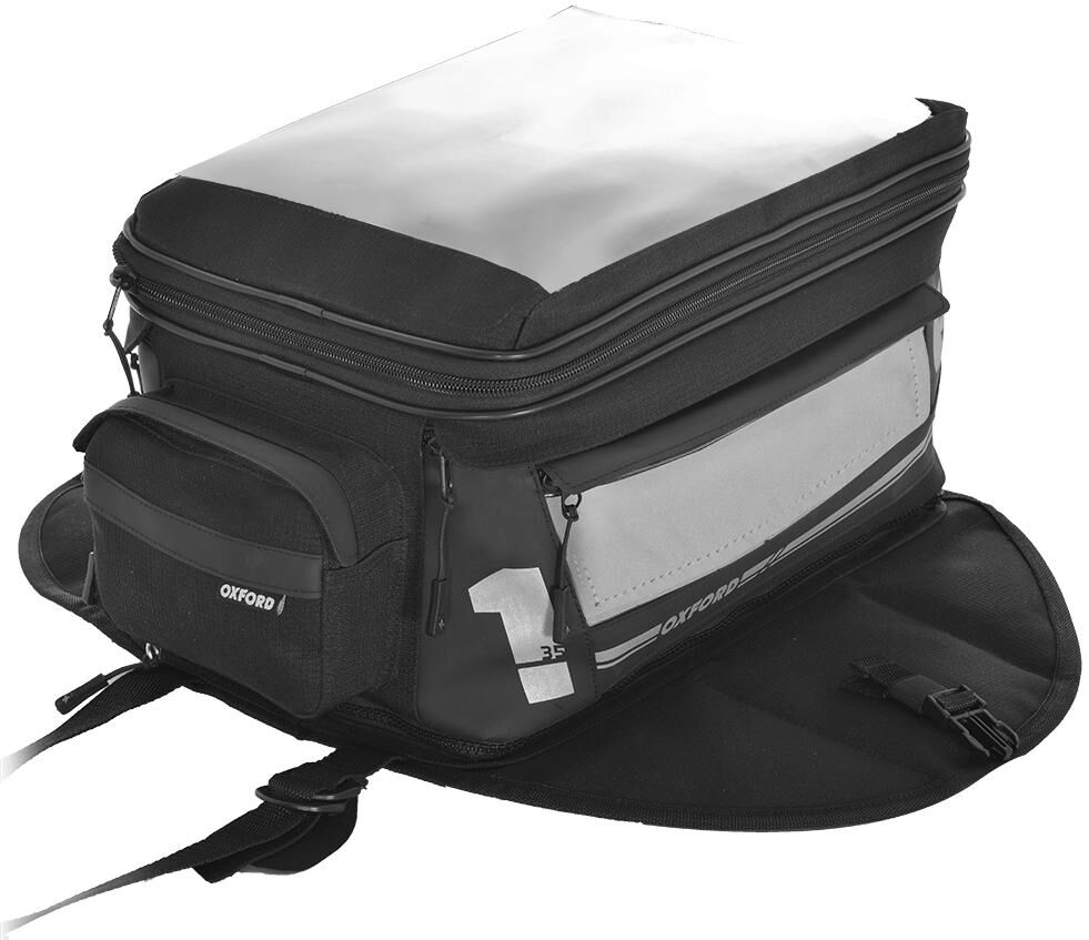 Backpack de char Oxford F1 Black 35L