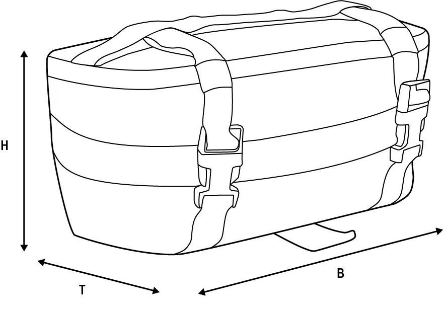 Oxford Fanny Pack XW1S Black 1.5L