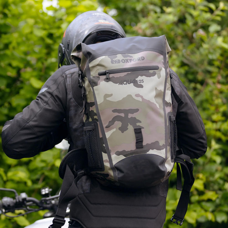 Oxford Backpack Aqua B25 Camo Black 25L