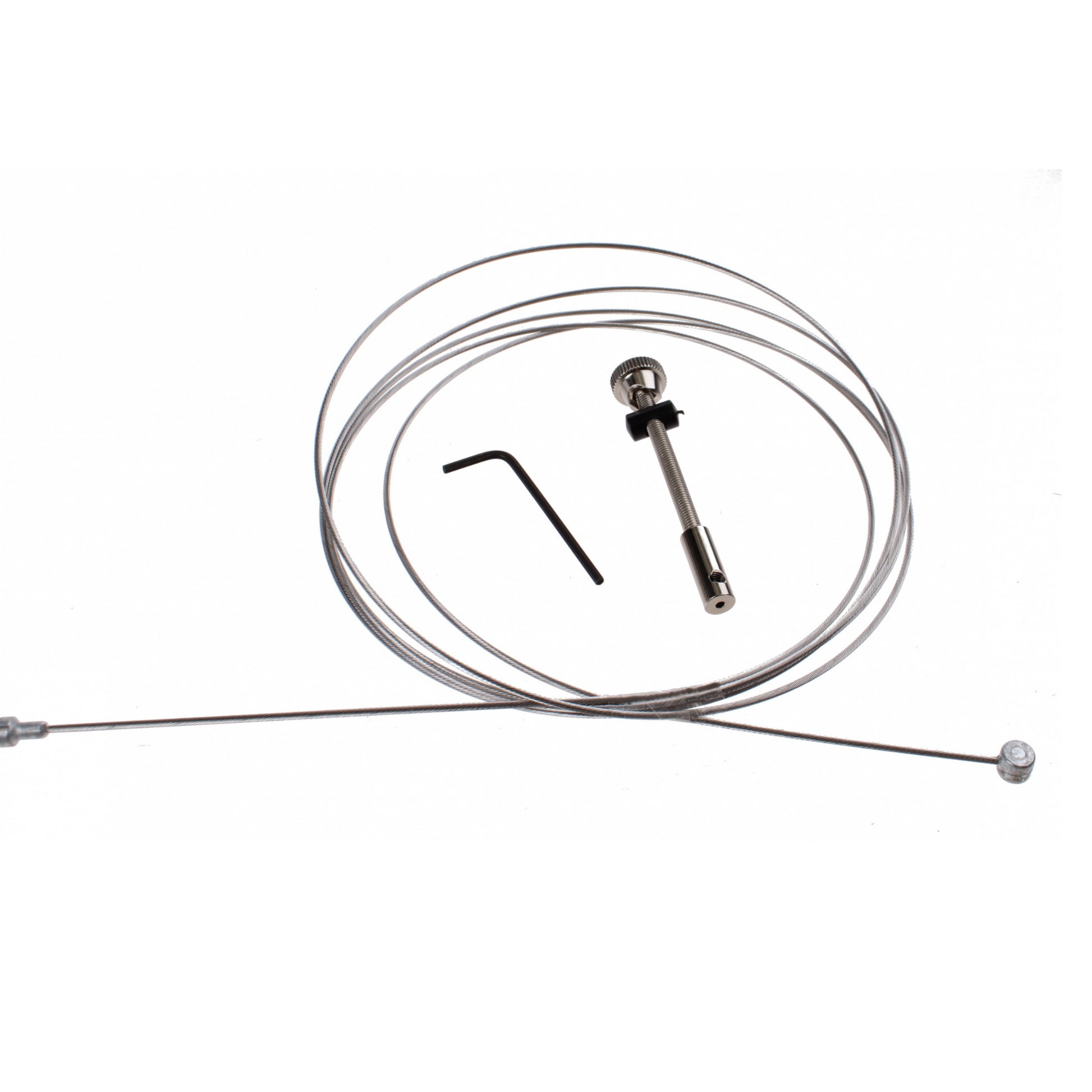 câble intérieur frein à tambour + extrémité vissée 225 cm