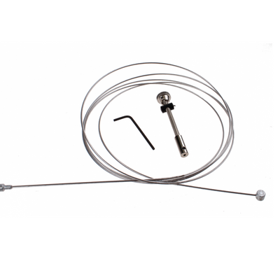 câble intérieur frein à tambour + extrémité vissée 225 cm