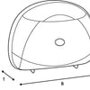 Hepco Becker Cutout Set Hepco Carrier incl. Cas