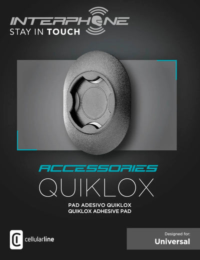 Support de coque de téléphone portable interphone quiklox plaque quicklox z. adhésif pour téléphone portable