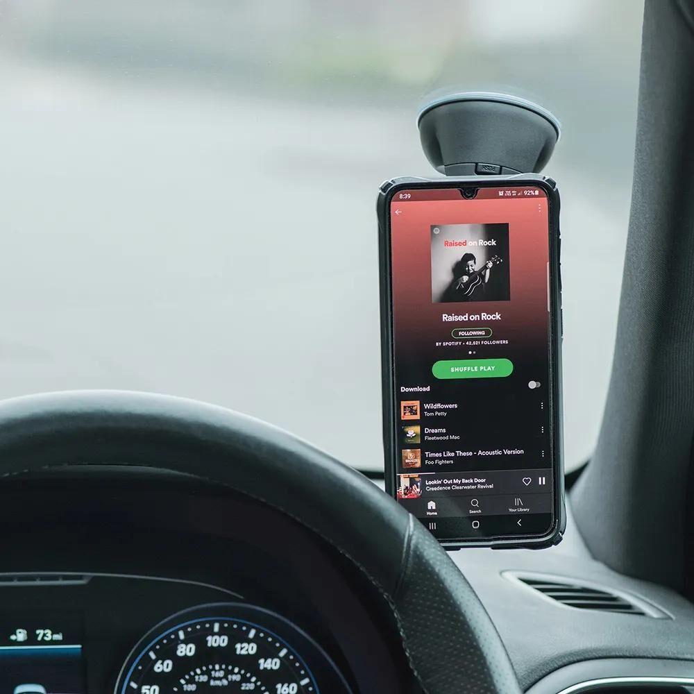 Tapis de pare-brise du support de téléphone portable d'Oxford