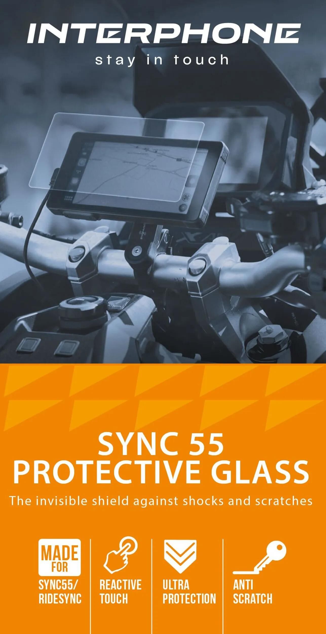 Verre de protection pour synchronisation interphone