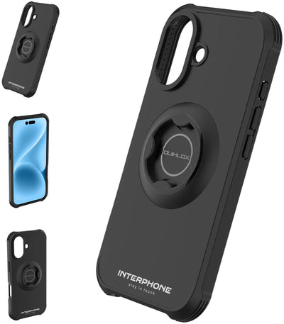 Coque de téléphone portable interphone quiklox, étui pratique q-lox iphone 17
