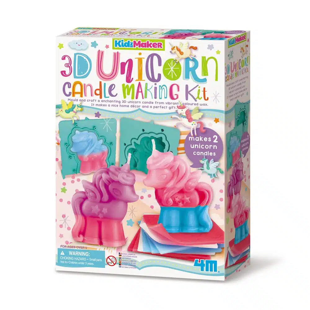 Making Dam 4m bougies licorne 3D