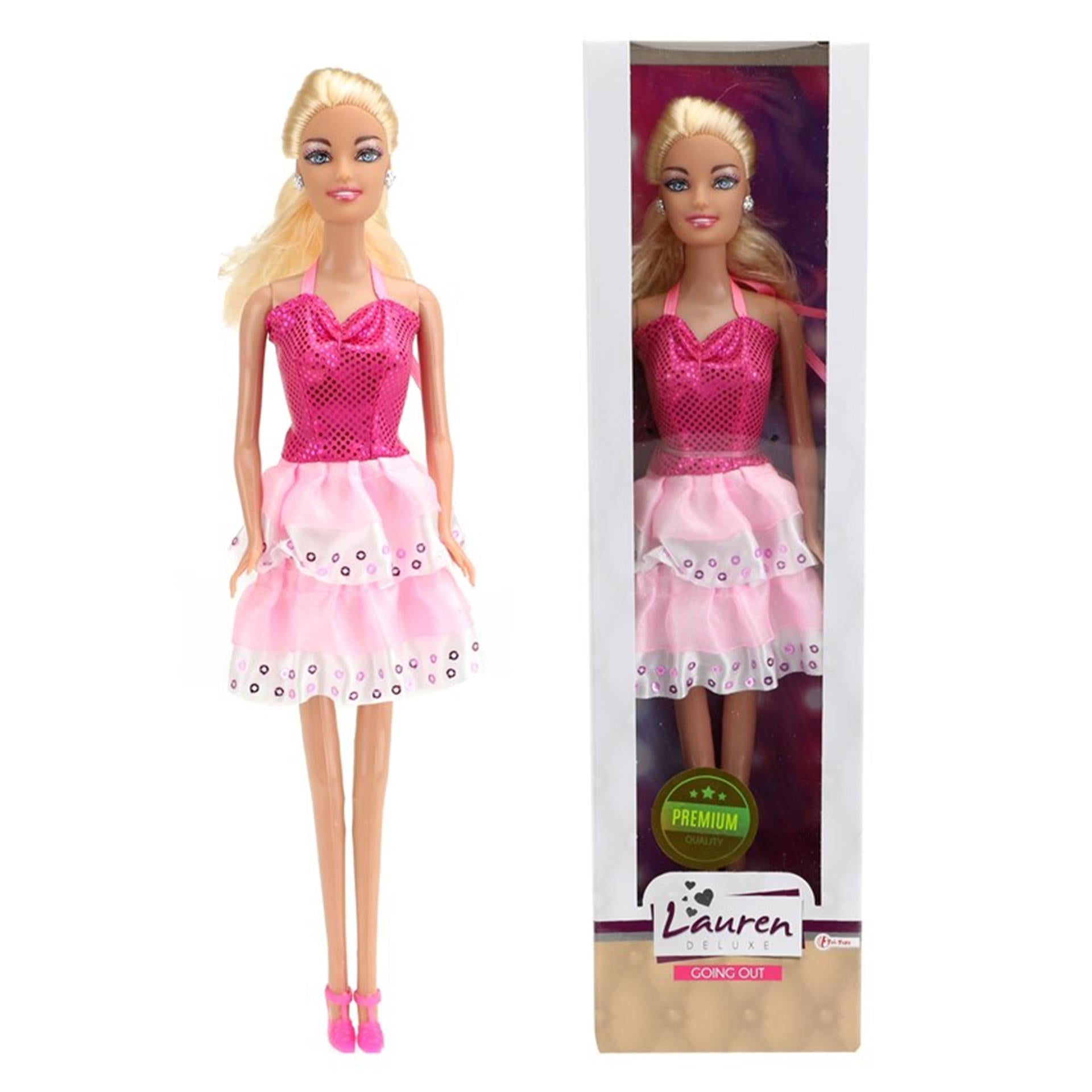 Toi-toys toi toys poupée adolescente en robe dos nu rose