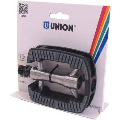 Union 821 pédales alu argent blister