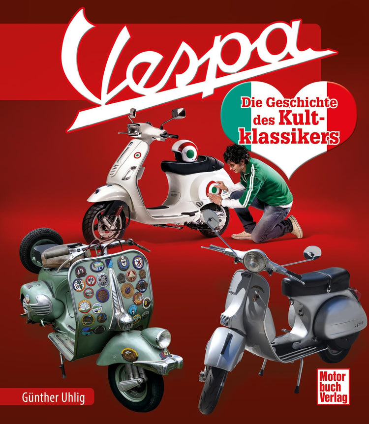 Motorbuch-verlag marque-pages et modèles livre Vespa l'histoire le classique