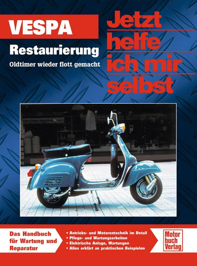 Motorbuch-verlag livre moteur et technologie. livre restauration vespa
