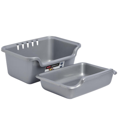 Boîte de pelage de pommes de terre Curver 29x24.5x40.1 cm 20L argent