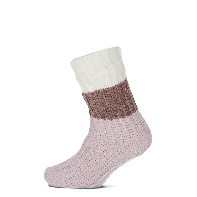 Homesocks basset chenille color block assortiment 30 paires