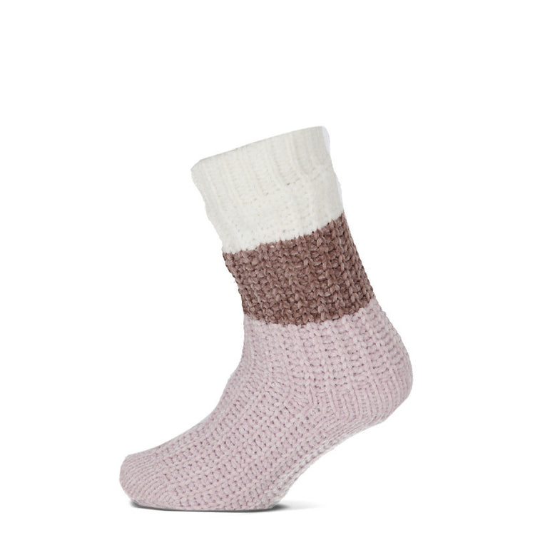 Homesocks basset chenille color block assortiment 30 paires