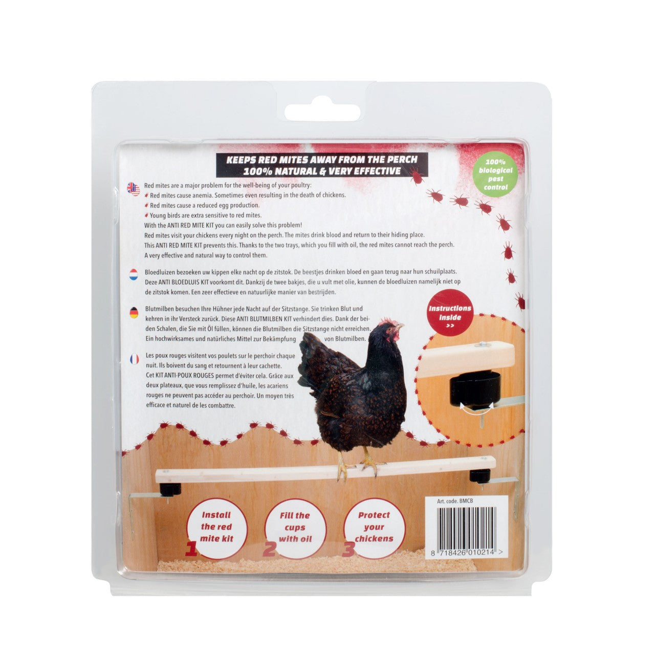 Kit anti acariens rouges