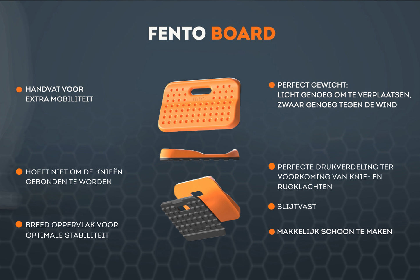 Tapis de genou ergonomique Fento Board par pièce